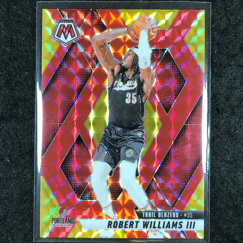 2024-25 Mosaic ROBERT WILLIAMS III Choice Fusion Red and Yellow 37/75 #58
