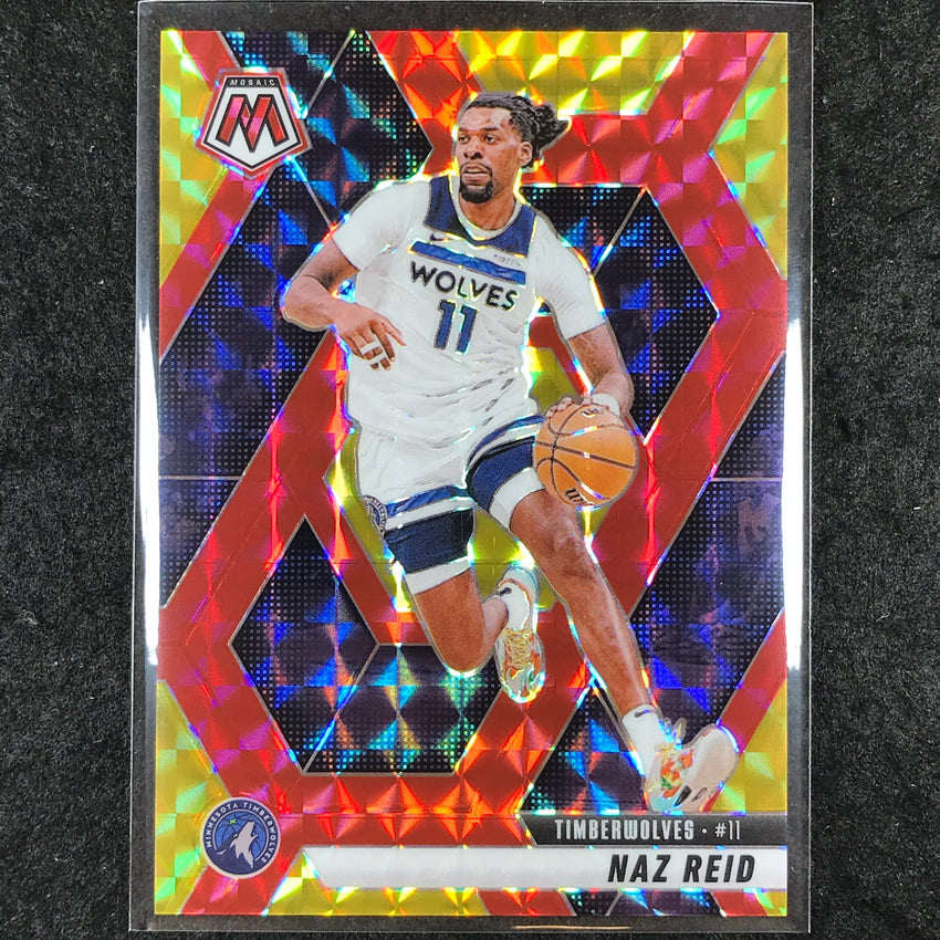 2024-25 Mosaic NAZ REID Choice Fusion Red and Yellow 68/75 #60