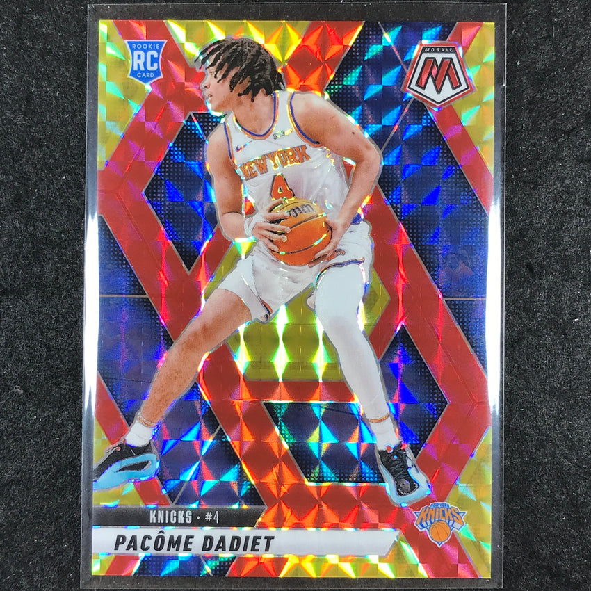 2024-25 Mosaic PACOME DADIET Rookie Choice Fusion Red and Yellow 19/75 #203