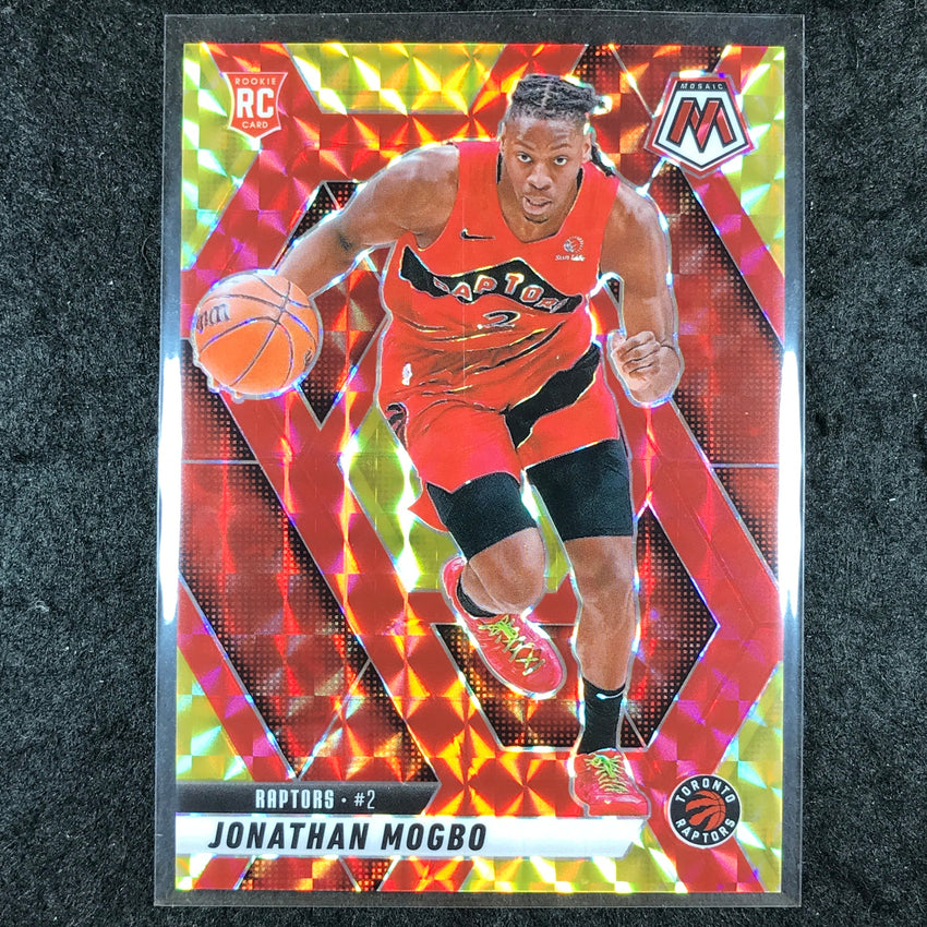 2024-25 Mosaic JONATHAN MOGBO Rookie Choice Fusion Red and Yellow 5/75 #235