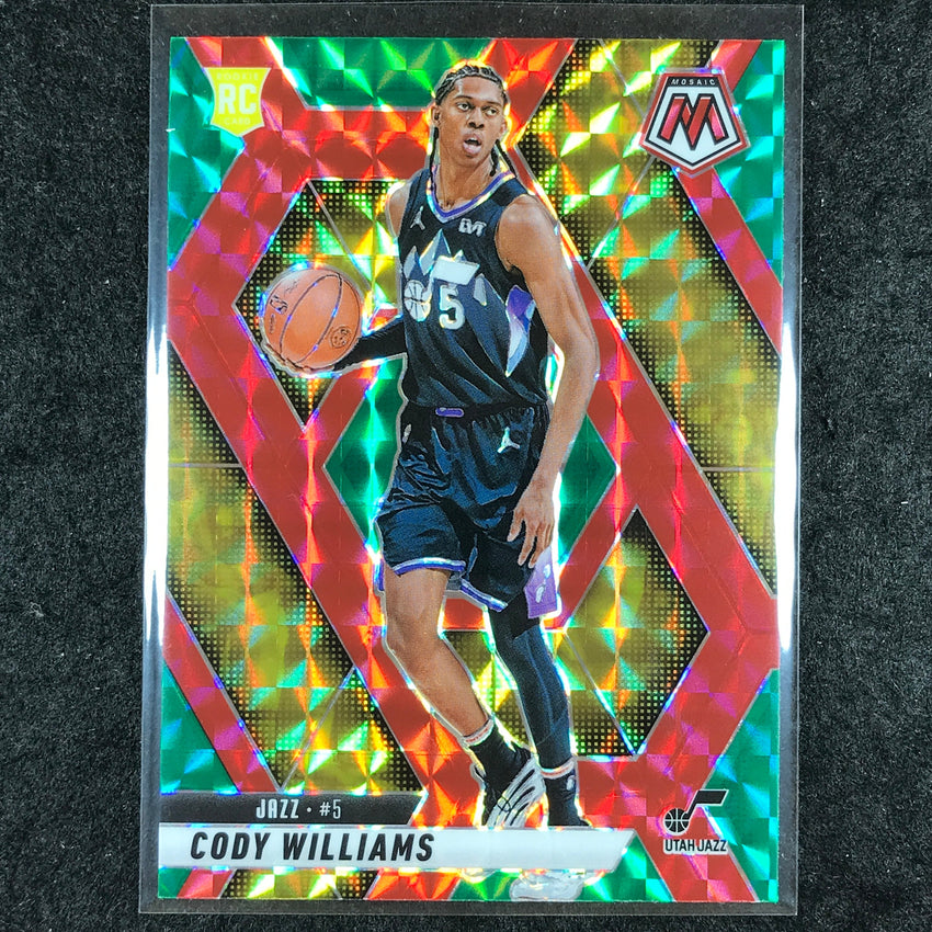 2024-25 Mosaic CODY WILLIAMS Rookie Choice Red and Green #207