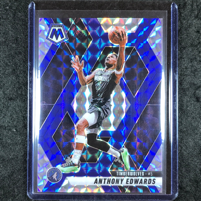 2024-25 Mosaic ANTHONY EDWARDS Choice Blue 34/45 #36