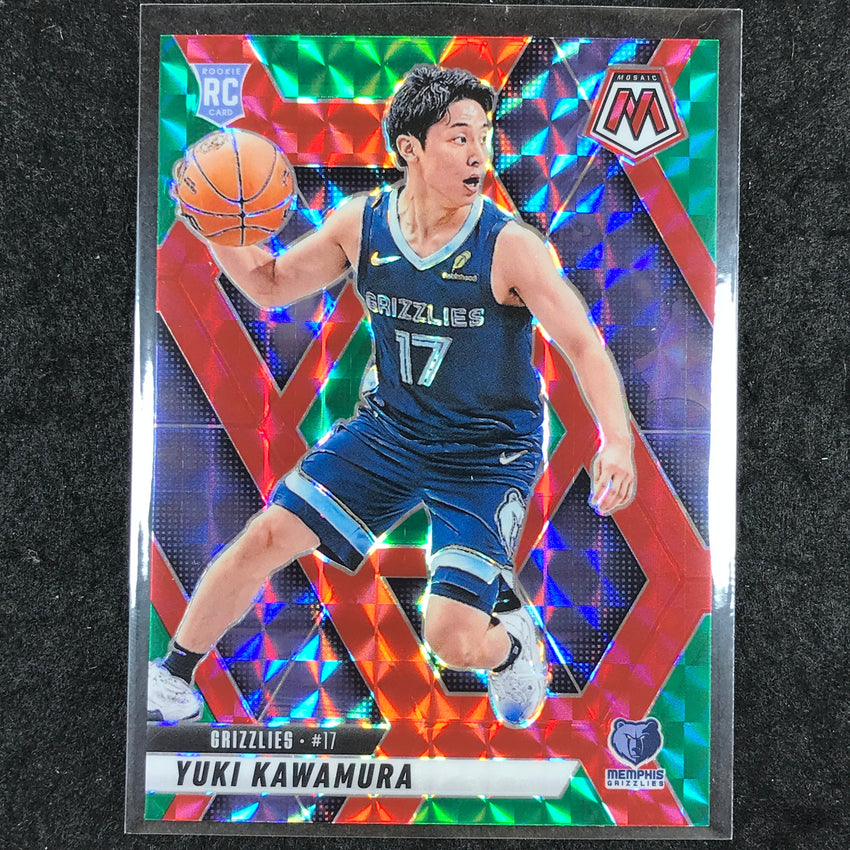 2024-25 Mosaic YUKI KAWAMURA Rookie Choice Red and Green #209