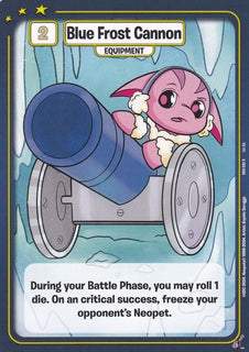 FOIL Blue Frost Cannon - DON-202 - R - Neopets TCG  Defenders of Neopia 1st Edition
