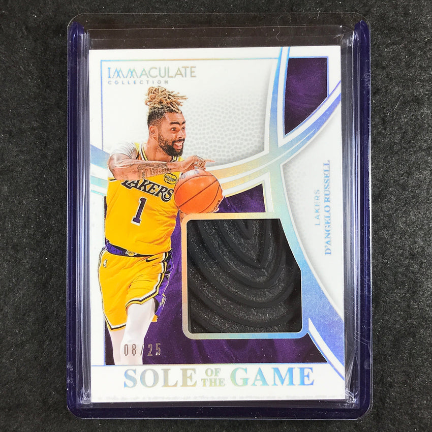 2024-25 Immaculate D'ANGELO RUSSELL Sole of the Game Shoe Relic 8/25