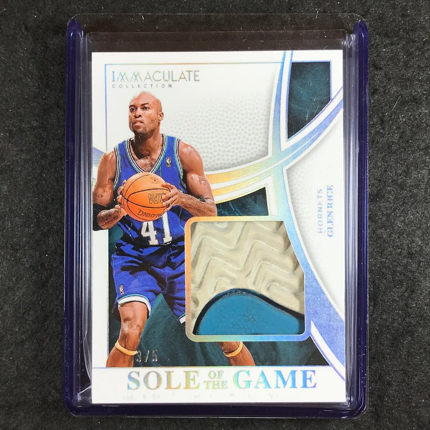2024-25 Immaculate GLEN RICE Sole of the Game Shoe Relic 3/5