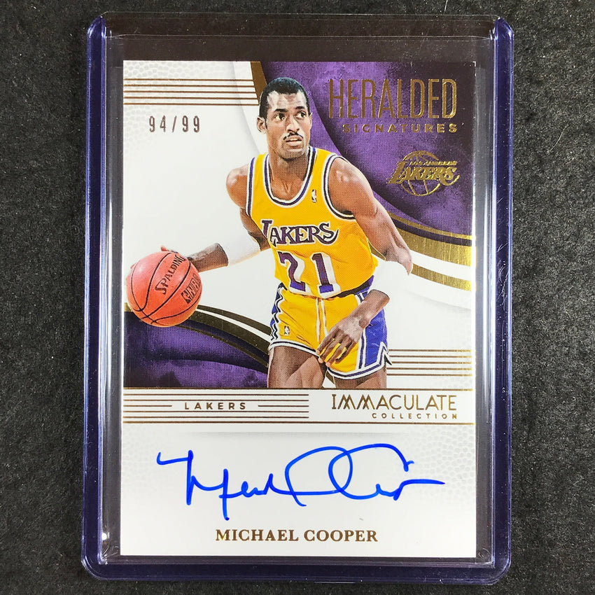 2024-25 Immaculate MICHAEL COOPER Heralded Signatures Auto 94/99