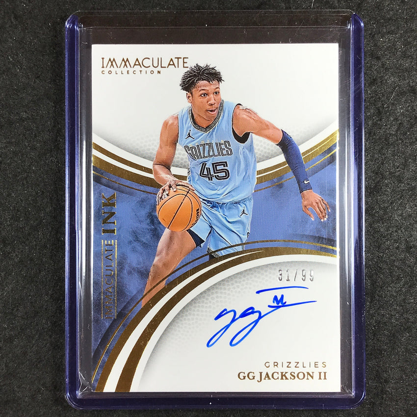 2024-25 Immaculate GG JACKSON II Immaculate Ink Auto 31/99