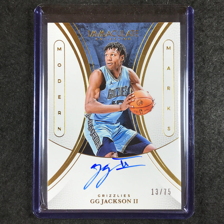 2024-25 Immaculate GG JACKSON II Modern Marks Auto 13/75