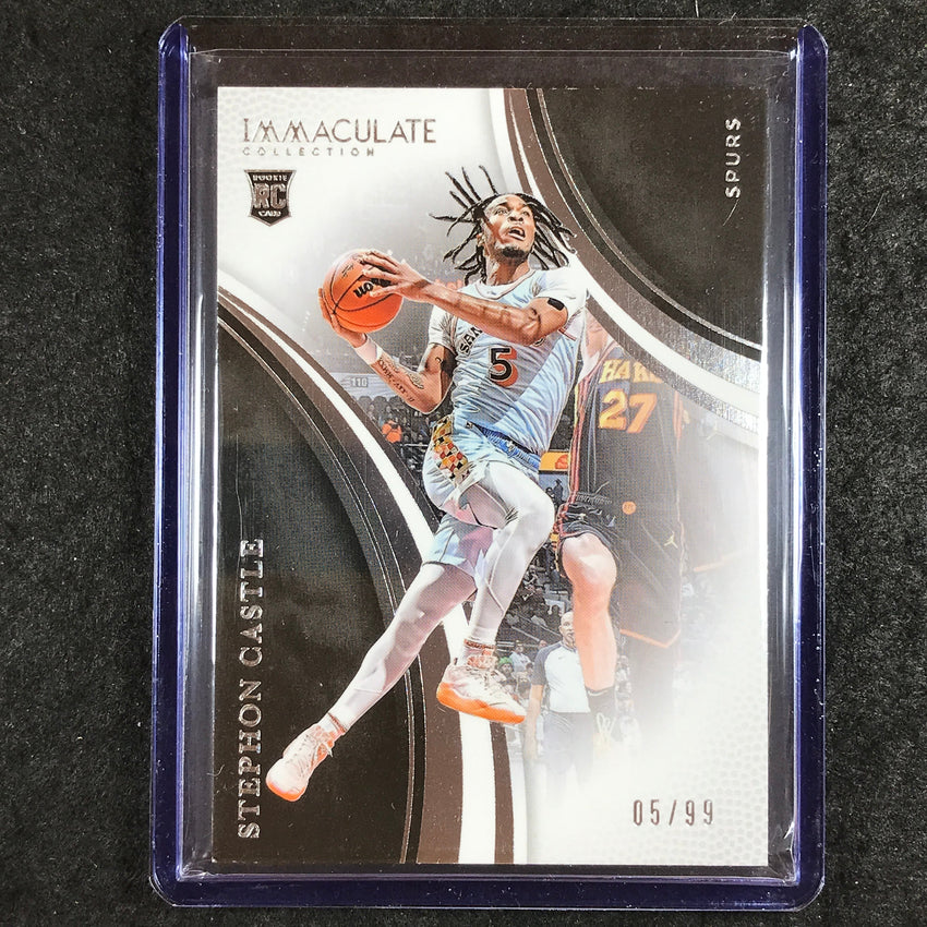 2024-25 Immaculate STEPHON CASTLE Rookie Action Base 5/99 #67