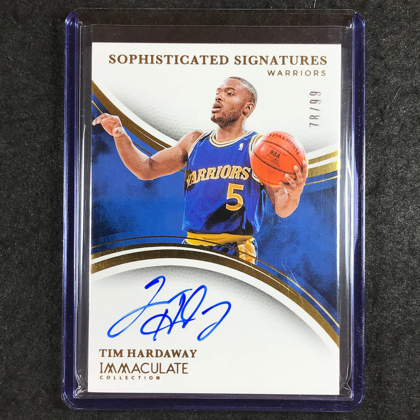 2024-25 Immaculate TIM HARDAWAY Sophisticated Signatures Auto 78/99