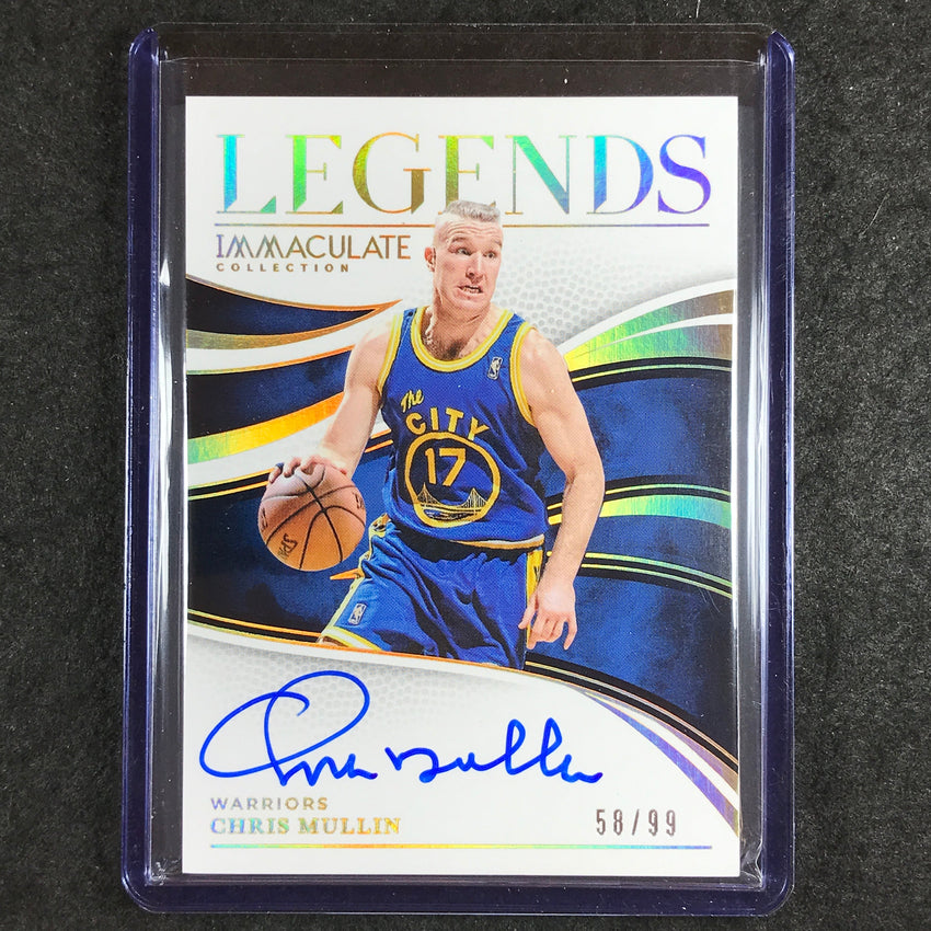 2024-25 Immaculate CHRIS MULLIN Immaculate Legends Auto 58/99