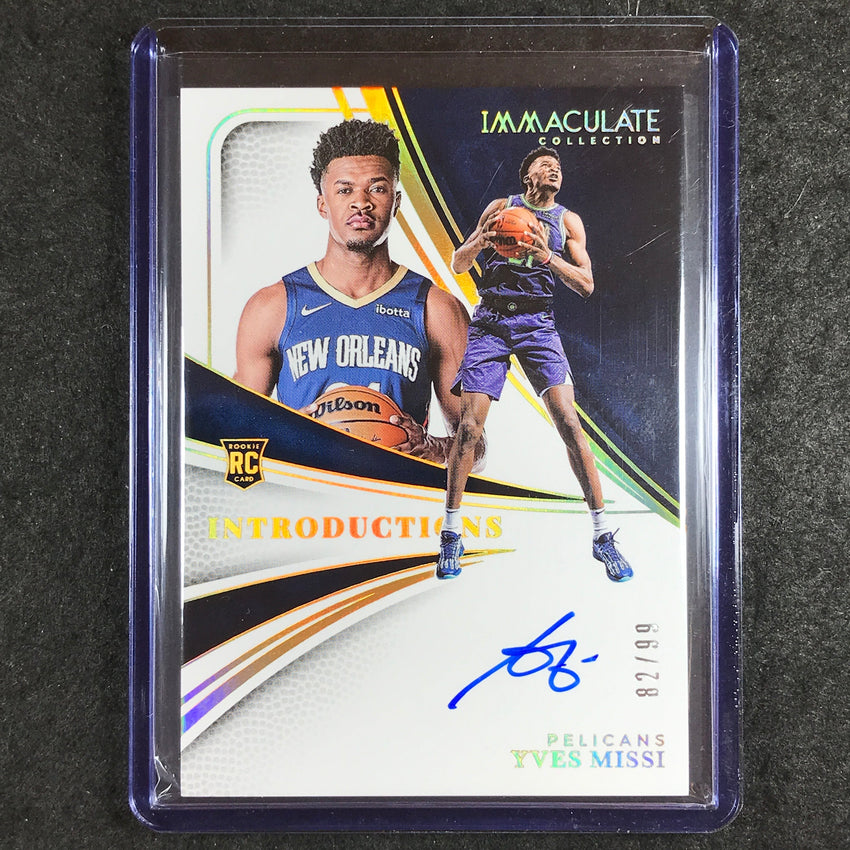 2024-25 Immaculate YVES MISSI Immaculate Rookie Introductions Auto 82/99