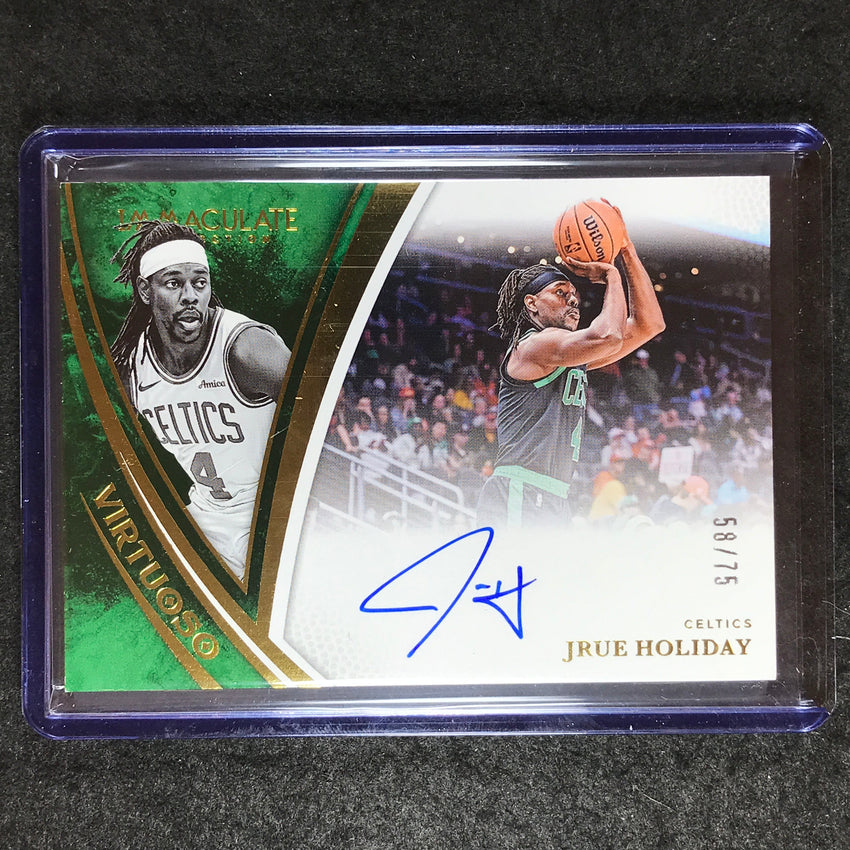 2024-25 Immaculate JRUE HOLIDAY Virtuoso Autographs 58/75