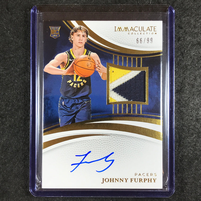 2024-25 Immaculate JOHNNY FURPHY Base Rookie Patch Auto 66/99 #130