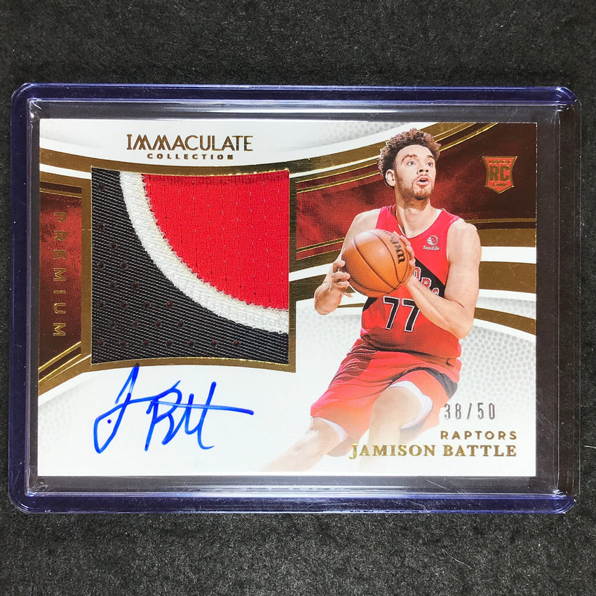 2024-25 Immaculate JAMISON BATTLE Premium Rookie Patch Auto 38/50