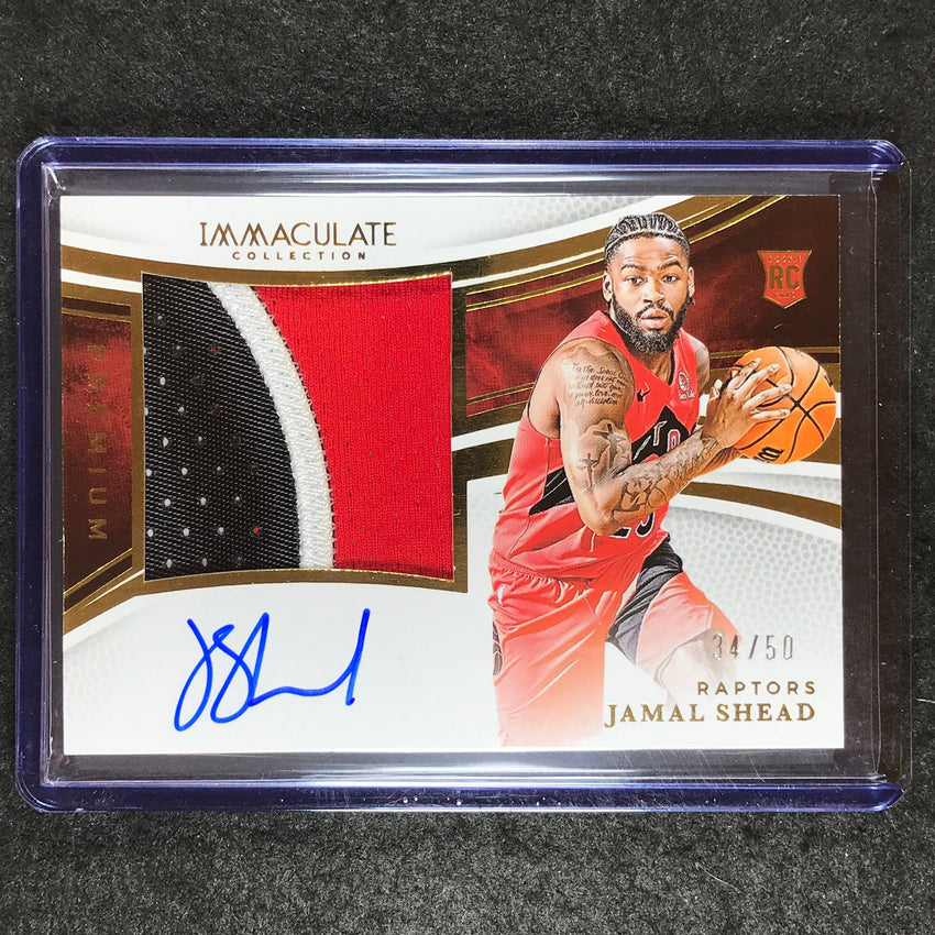 2024-25 Immaculate JAMAL SHEAD Premium Rookie Patch Auto 34/50