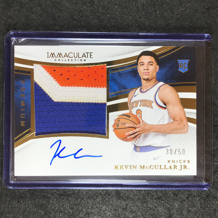 2024-25 Immaculate KEVIN MCCULLAR JR. Premium Rookie Patch Auto 30/50
