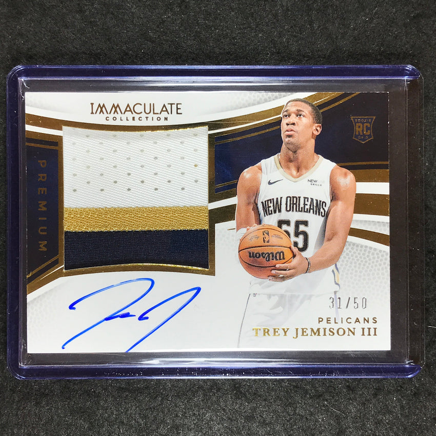 2024-25 Immaculate TREY JEMISON III Premium Rookie Patch Auto 31/50