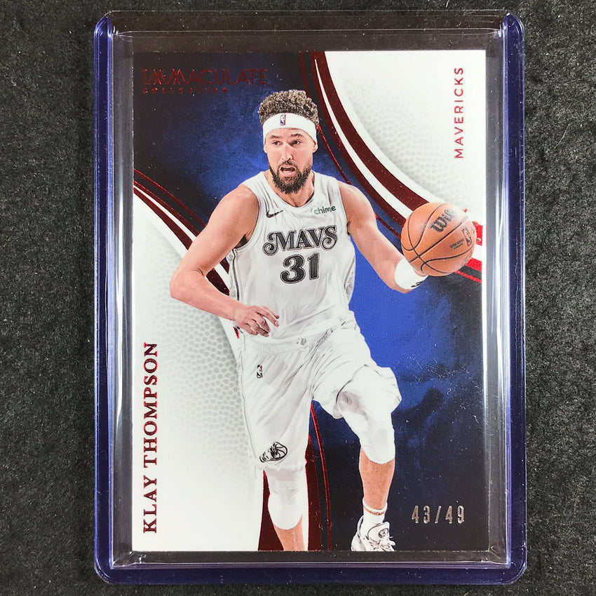 2024-25 Immaculate KLAY THOMPSON Base Red 43/49 #2