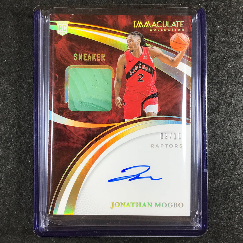 2024-25 Immaculate JONATHAN MOGBO Sneaker Signatures Rookie Auto Gold 9/10