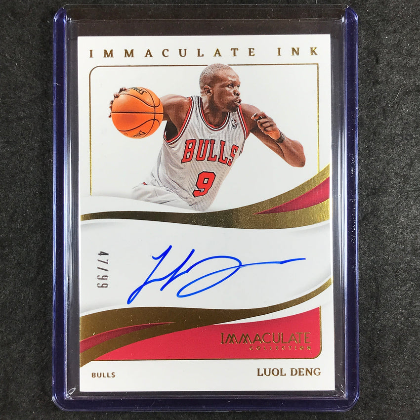 2024-25 Immaculate LUOL DENG Update Immaculate Ink Auto 47/99