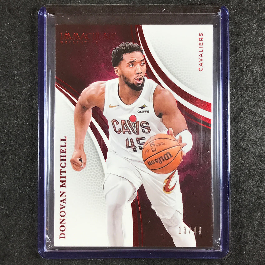 2024-25 Immaculate DONOVAN MITCHELL Base Red 13/49 #11