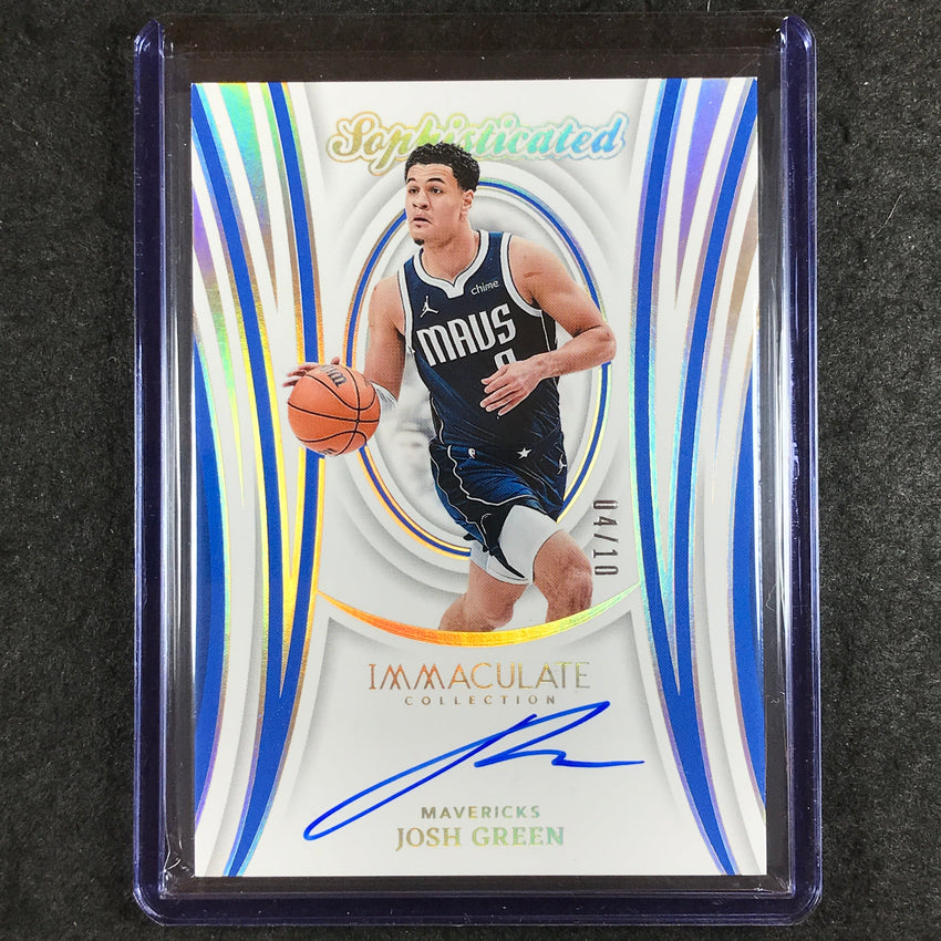 2024-25 Immaculate JOSH GREEN Update Sophisticated Signatures Auto Gold 4/10