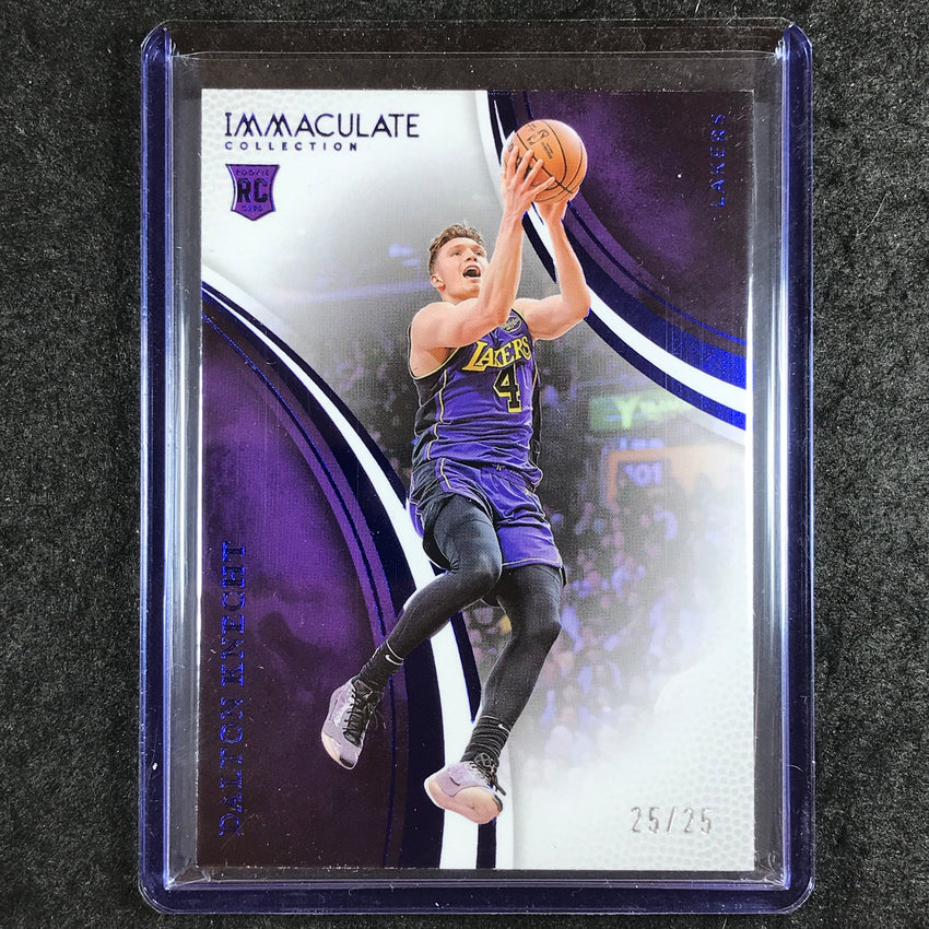 2024-25 Immaculate DALTON KNECHT Rookie Action Base Blue 25/25 #90