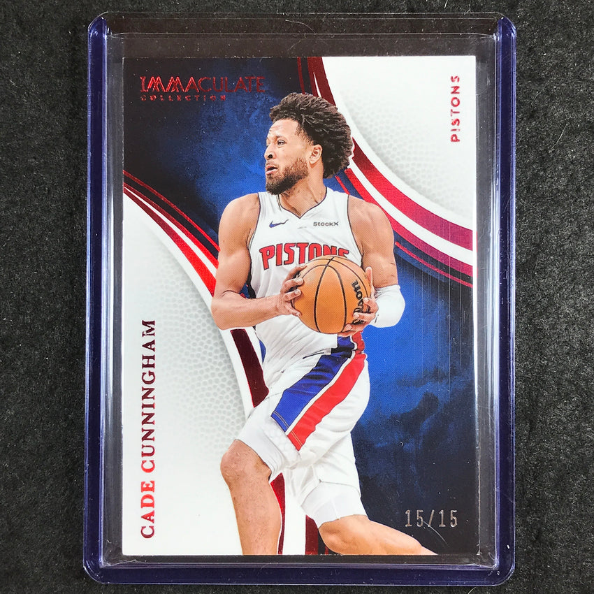 2024-25 Immaculate CADE CUNNINGHAM Base Red 15/15 #21
