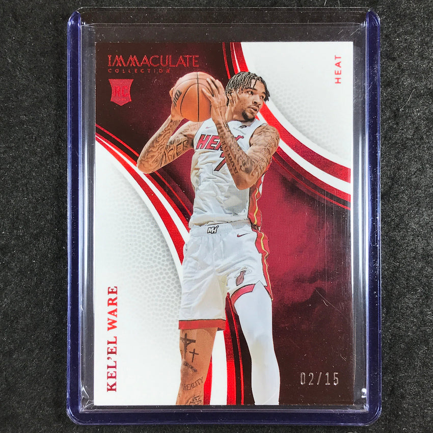 2024-25 Immaculate KEL'EL WARE Rookie Base Red 2/15 #42