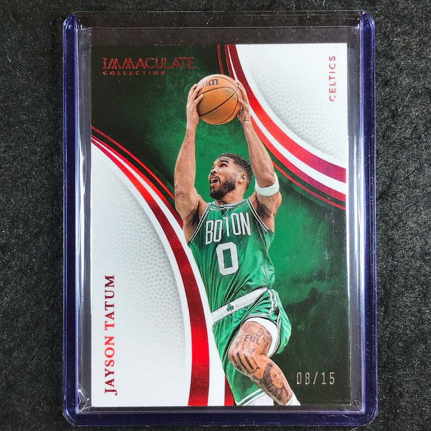 2024-25 Immaculate JAYSON TATUM Base Red 8/15 #51