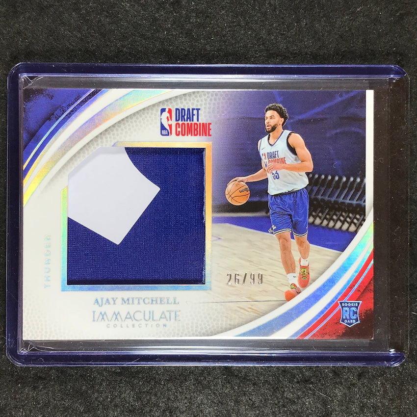2024-25 Immaculate AJAY MITCHELL Draft Combine Memorabilia Rookie Patch 26/99