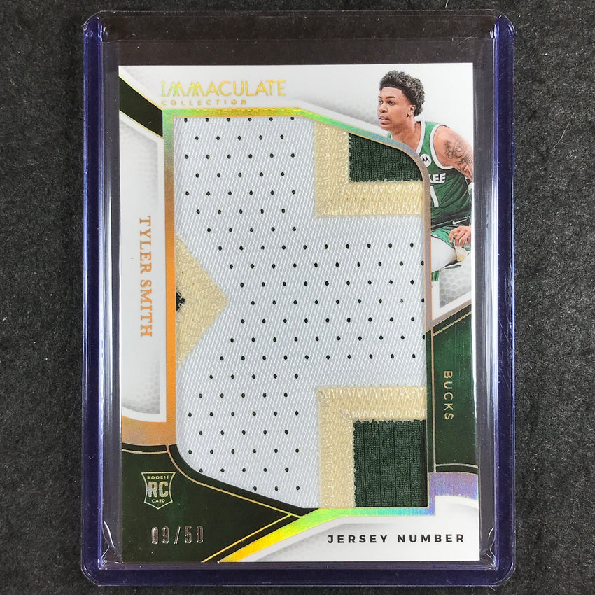 2024-25 Immaculate TYLER SMITH Jumbo Patches Rookie Jersey Number 9/50