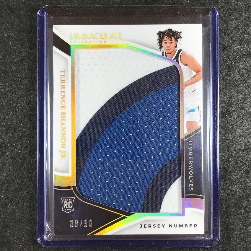 2024-25 Immaculate TERRENCE SHANNON JR. Jumbo Patches Rookie Jersey Number 38/50