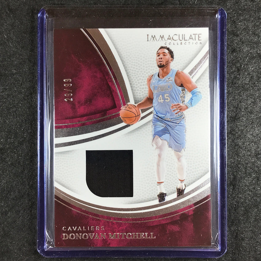 2024-25 Immaculate DONOVAN MITCHELL Materials Jersey Relic 29/99