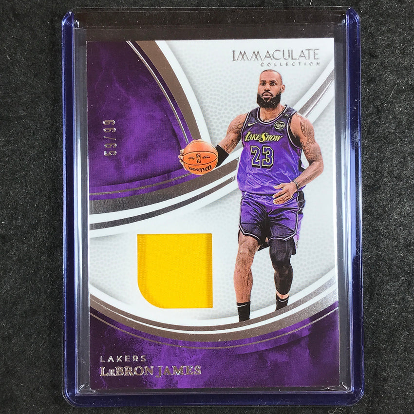 2024-25 Immaculate LEBRON JAMES Materials Jersey Relic 59/99