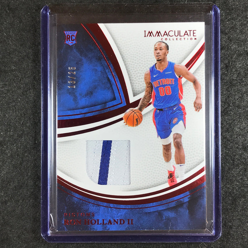 2024-25 Immaculate RON HOLLAND II Materials Rookie Patch Relic Red 13/25