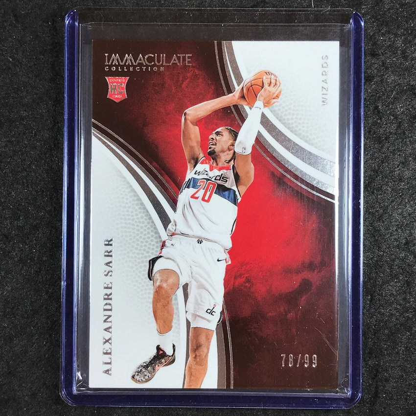 2024-25 Immaculate ALEXANDRE SARR Rookie Base 78/99 #18