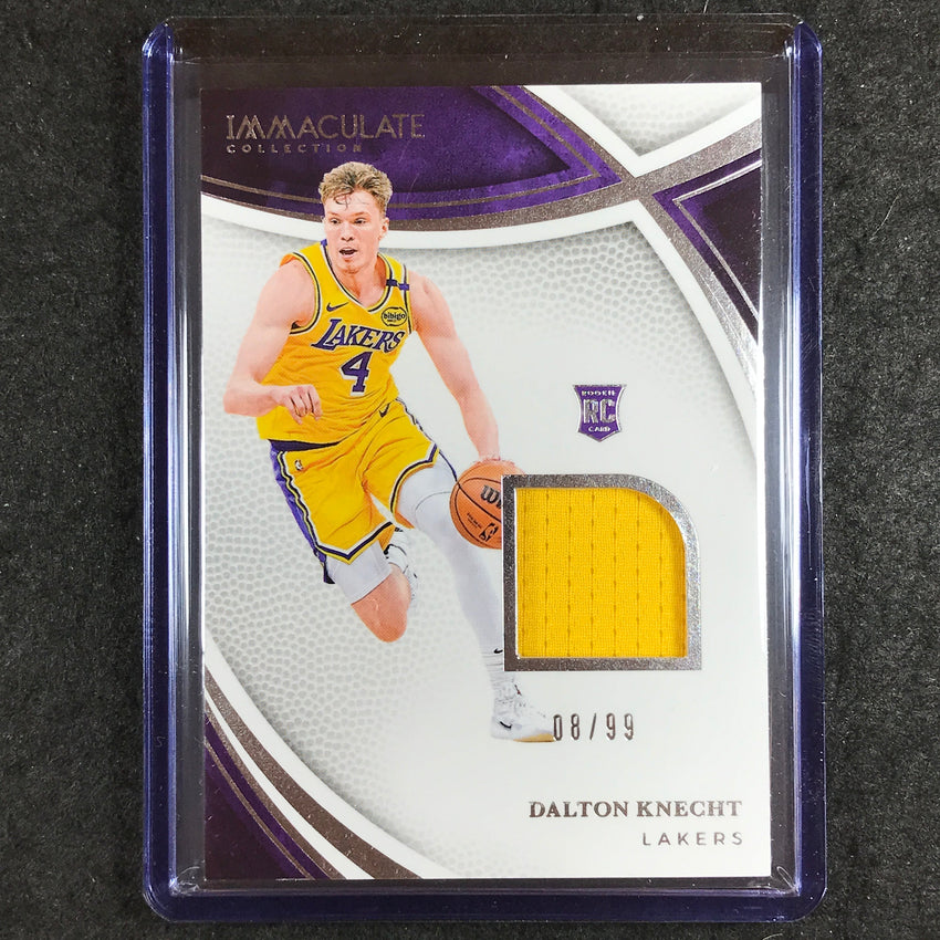 2024-25 Immaculate DALTON KNECHT Swatches Rookie Jersey Relic 8/99