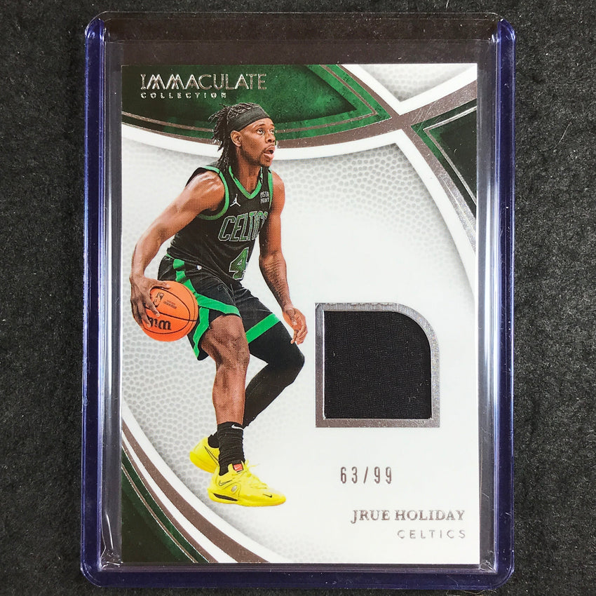 2024-25 Immaculate JRUE HOLIDAY Swatches Jersey Relic 63/99