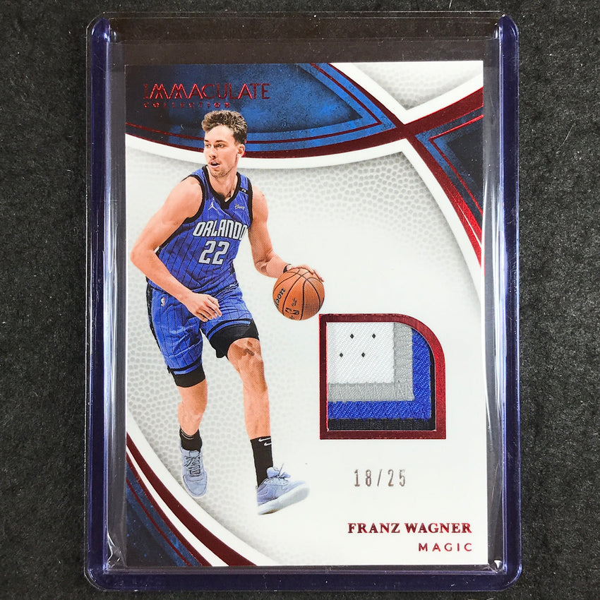 2024-25 Immaculate FRANZ WAGNER Swatches Patch Relic Red 18/25