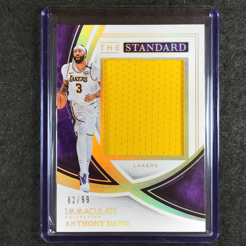 2024-25 Immaculate ANTHONY DAVIS The Standard Jersey Relic 82/99