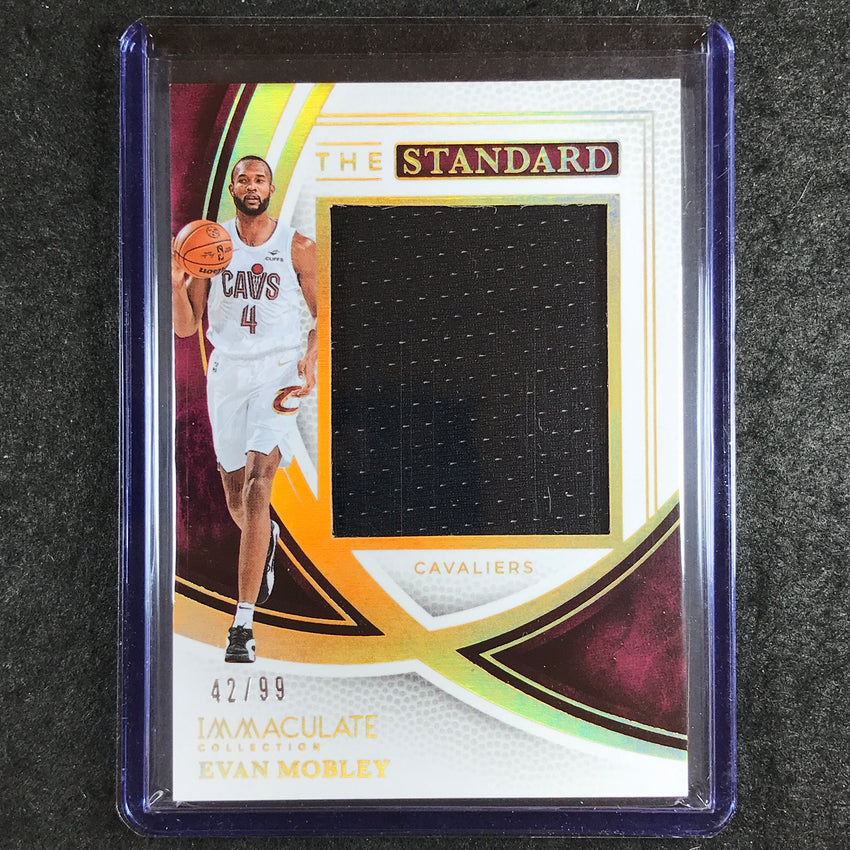 2024-25 Immaculate EVAN MOBLEY The Standard Jersey Relic 42/99
