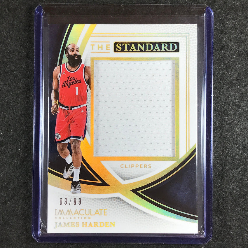 2024-25 Immaculate JAMES HARDEN The Standard Jersey Relic 3/99