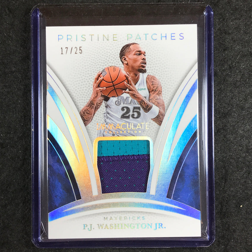 2024-25 Immaculate P.J. WASHINGTON JR. Pristine Patches Relic 17/25