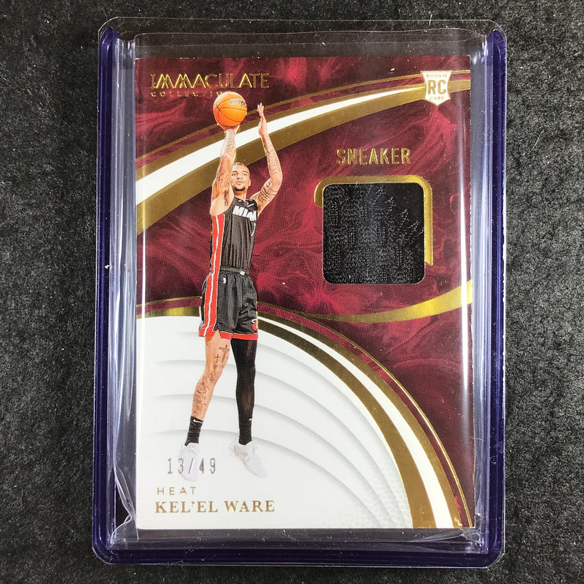 2024-25 Immaculate KEL'EL WARE Sneaker Swatches Rookie Shoe Relic 13/49