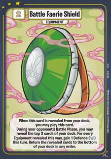 FOIL Battle Faerie Shield - DON-199 - R - Neopets TCG  Defenders of Neopia 1st Edition