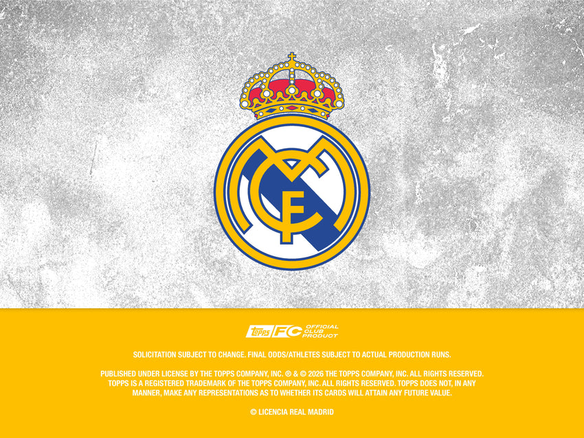 2025-26 Topps Soccer Real Madrid Team Set Box (Pre Order)