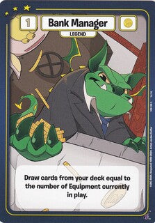 FOIL Bank Manager - DON-168 - C - Neopets TCG  Defenders of Neopia 1st Edition